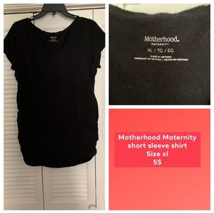 Motherhood maternity shirt sleeve shirt